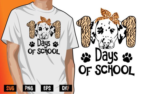 101 Days of School Graphics: T-Shirt Designs for Back to School