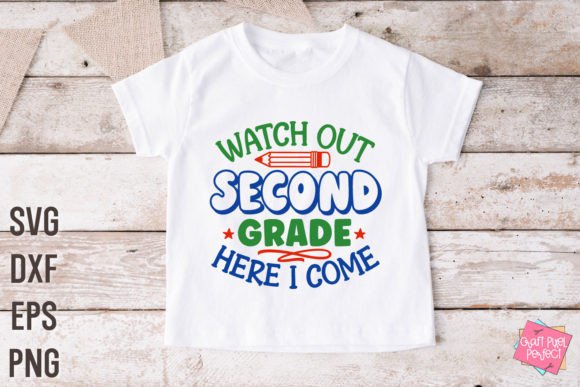 2nd Grade Tshirt Svg, Back to School Svg