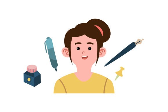 Back to School Girl Person Illustration