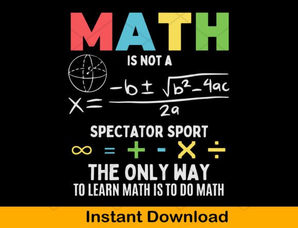 Back to School Math SVG: Graphics for T-Shirt Designs