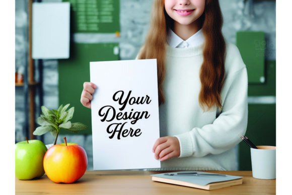 Back to School Mockup, Teacher Mockup: Graphics for Print Materials Mockups