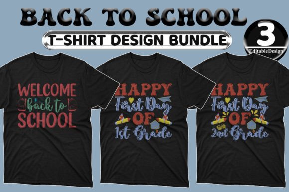 Back to School T-Shirt Design Bundle-04: Graphics for Real Publishing