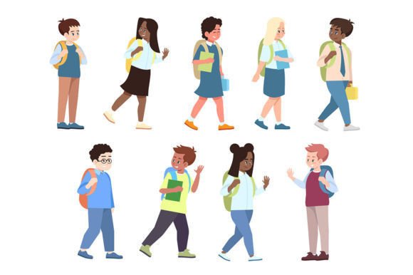 Boys and Girls Back to School Graphics