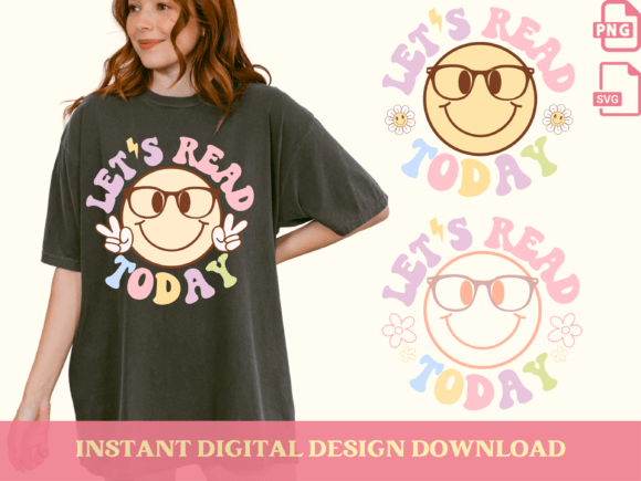 Let's Read Today, Groovy Teacher Design Graphics